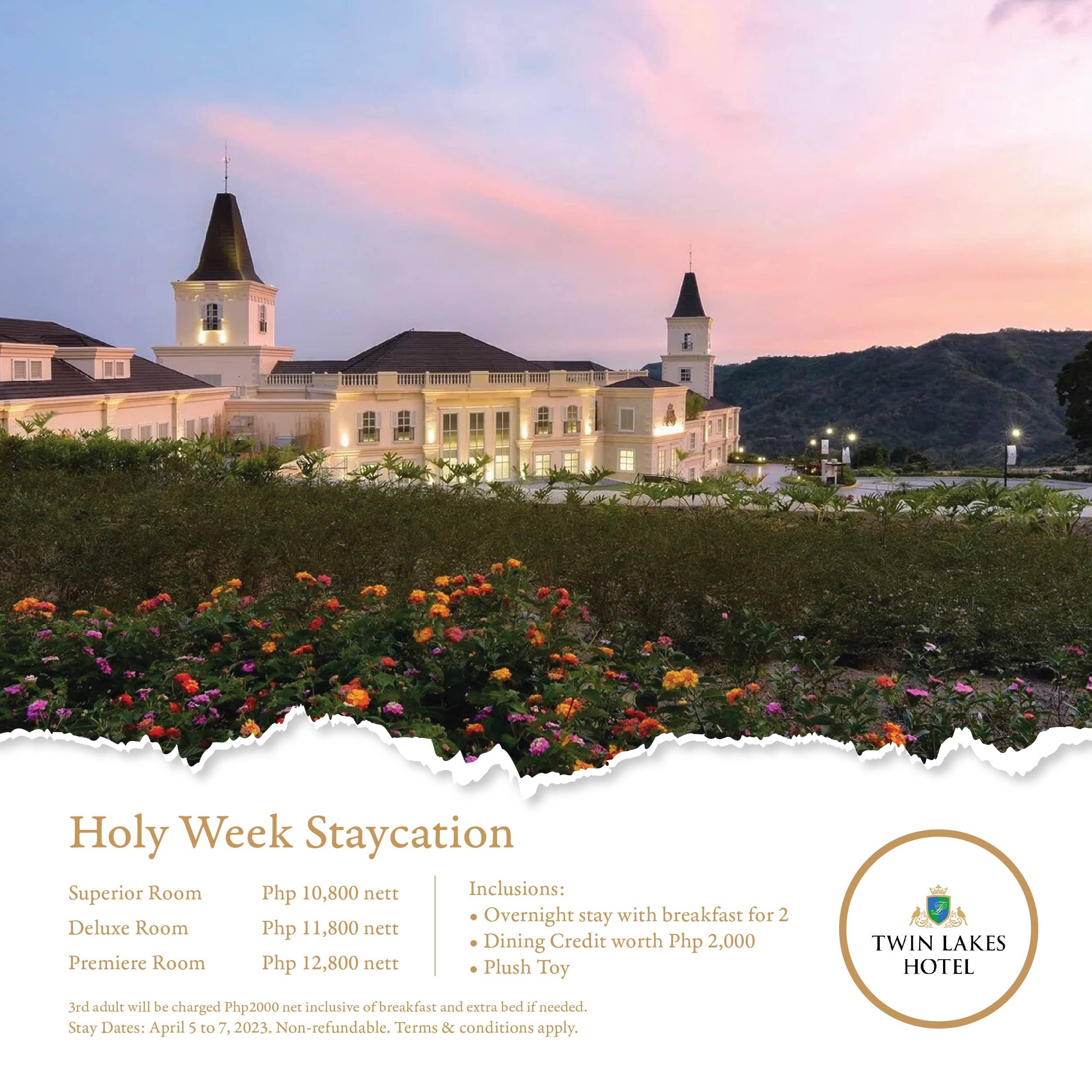 Holy Week Staycation